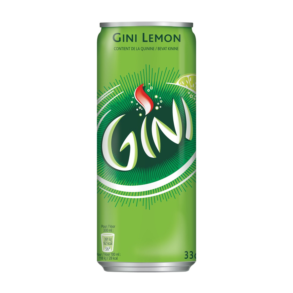 Gini Lemon Slim Blik 4 x 6 x 33 cl