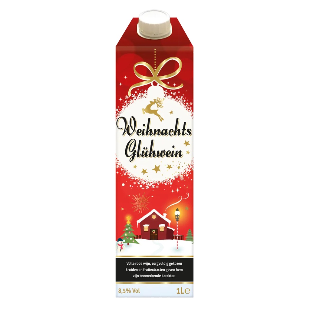 GLUHWEIN ROUGE WEIHNACHTS 1 L BRIQUE