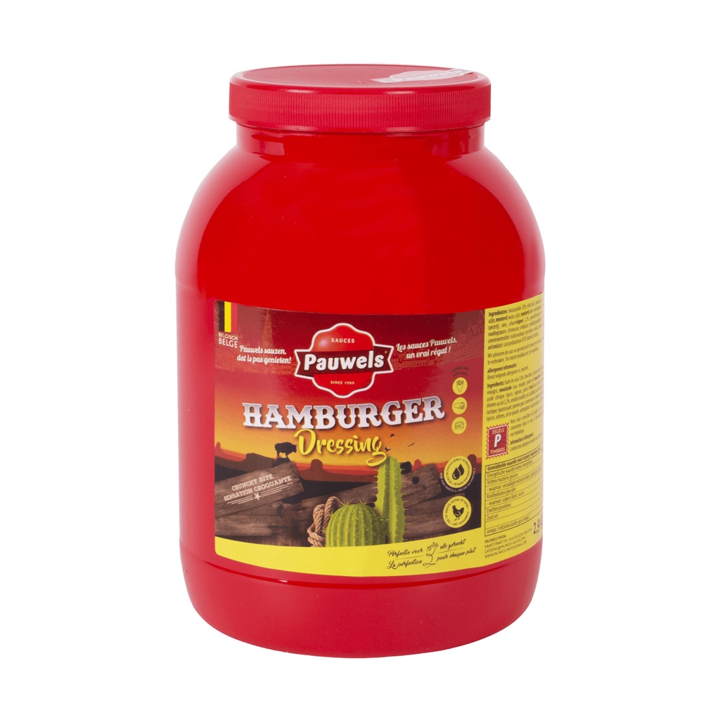 Hamburger Dressing Pauwels Pet 3 L