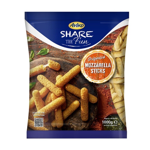 [13720] Mozzarella Fingers Aviko 1 kg
