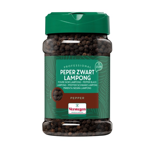 [1965] Peper Bolletjes Heel Zwart Verstegen Pot 580 gr
