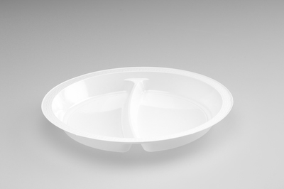 [322.1] Bord 2-Vaks Diep 22 cm 100 st