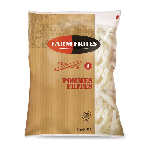 [904] Frieten 8 mm Farm Frites 2 x 5 kg