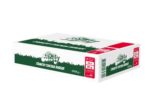 [141] Bicky Crunchy Chicken Burger 24 x 80 gr