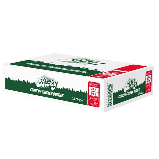 [0141] Bicky Crunchy Chicken Burger 20 + 4 x 80 gr