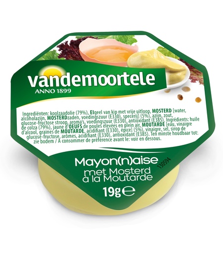 [1281] Mayonaise Portions Vandemoortele 120 x 20 ml