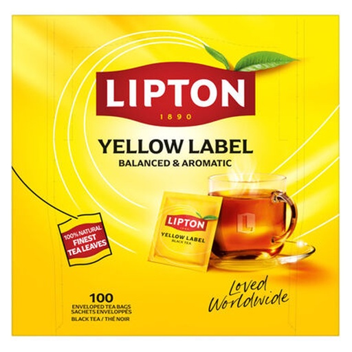 [5755] THE YELLOW LABEL 1.8GR 100PCS LIPTON PROFESSIONAL