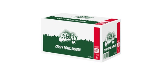 [2571] Bicky Crispy Royal Burger 16 x 170 gr