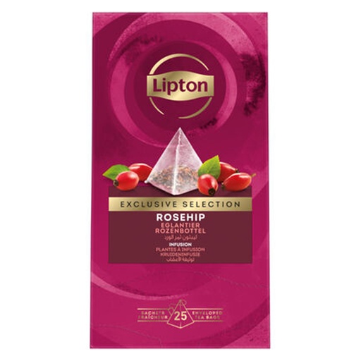 [6973] Lipton Thee Rozenbottel Ecl. Sel. Pyramide (25 st)