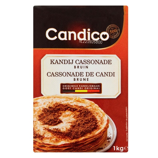 [10826] Kandij Suiker Donker Candico Pak 1 kg