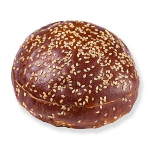 [14371] 5387 Pretzel Sésame Hamburger bun Pastridor 25 x 85 gr