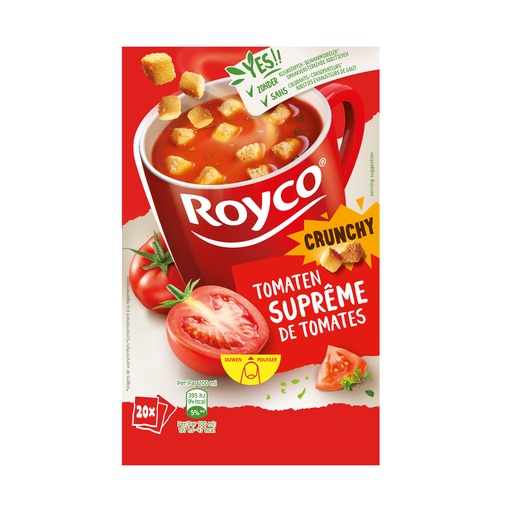 [6123] Royco Minute Soupe Tomates Supreme Crunchy 20 pcs
