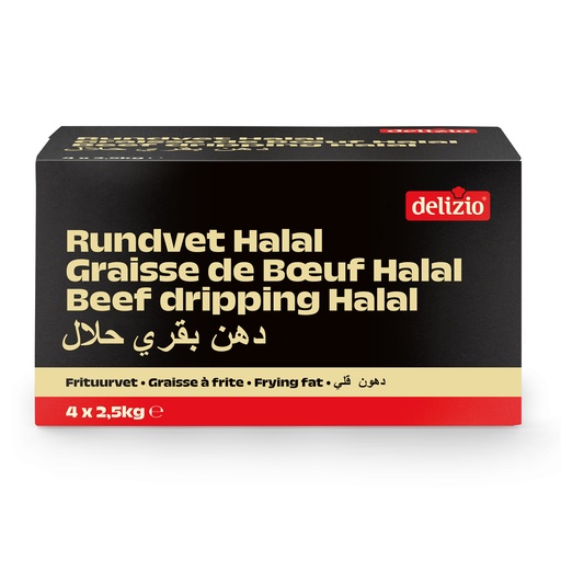 [12612] Runds Vet Halal Delizio 4 x 2,5 kg