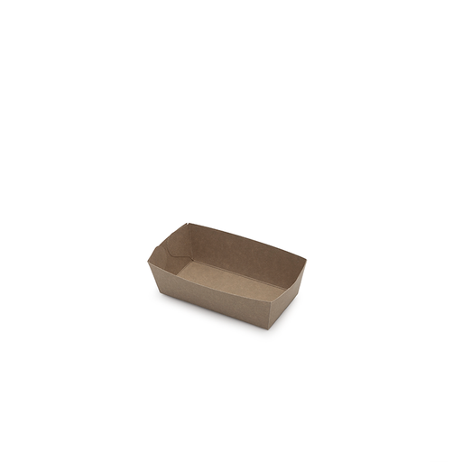 [6302] Karton Frietbak 90 Bruin Eco Is It 70x137x45 250 st