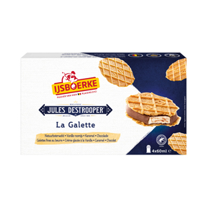[10642] La Galette Jules De Strooper Ijsboerke 4 x 60 ml 