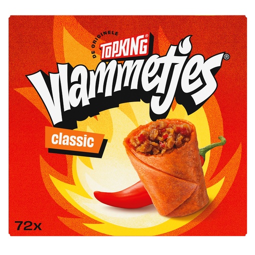 [620] Vlammetjes Classic Topking 72 x 17 gr