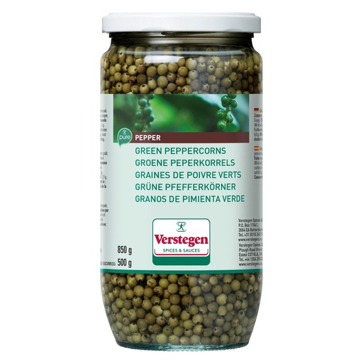 [522] VERSTEGEN POIVRE VERT EN BOCAL 850GR