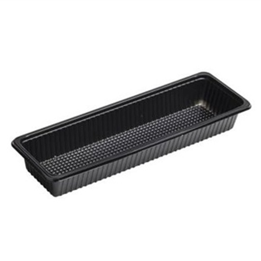 [15845] Plastiek Bak A 8 DW Zwart (288x78x35mm) 500 st
