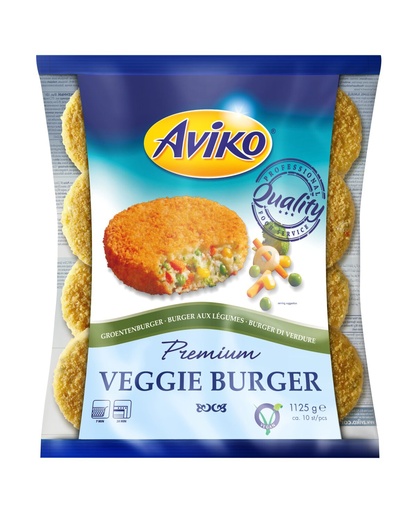 [4561] Groente Burger Aviko 10 x 112 gr