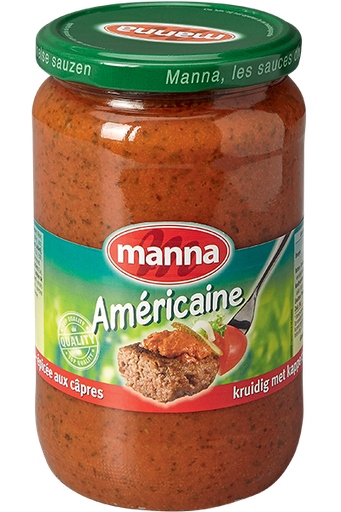 [30] Americain Saus Manna Glas 0,72 L