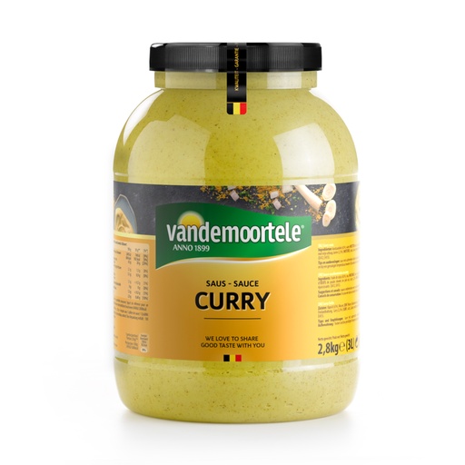 [1784] Curry Saus Vandemoortele Pet 3 L