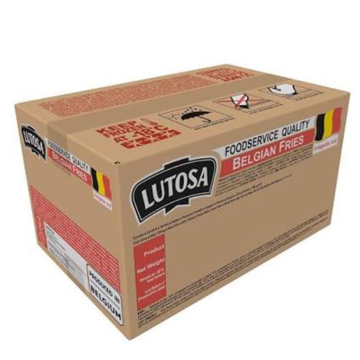 [884K] Frieten Belgische Foodservice Lutosa Diepvries 4 x 2,5 kg