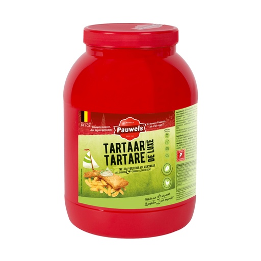 [9861] Tartaar Saus De Luxe Pauwels Pet 3 L