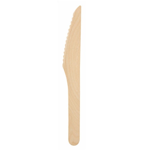 [13288] Houten Mes 165 mm 100 st