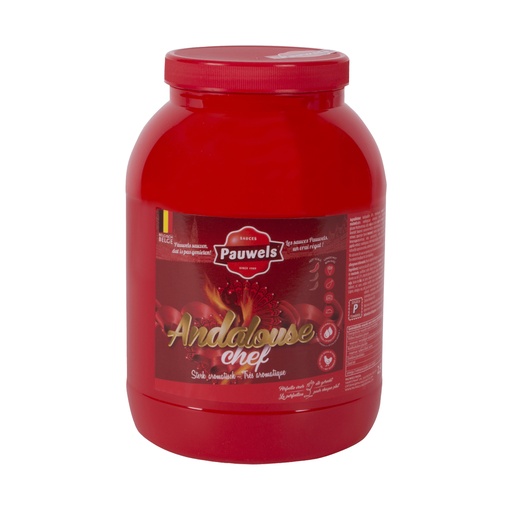 [PR/90096] Sauce Andalouse Chef Pauwels Pet 3 L