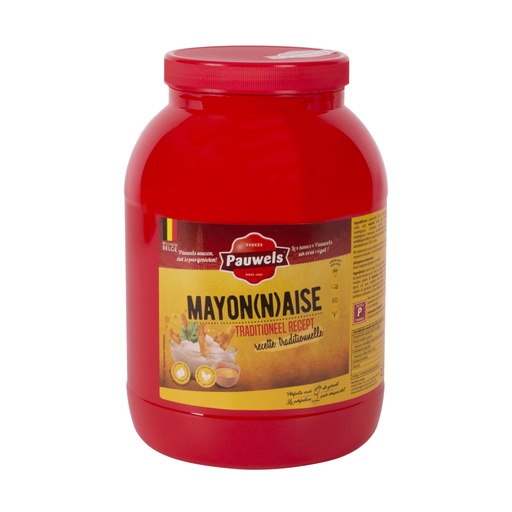 [1401] Mayonaise Pauwels Pet 3 L