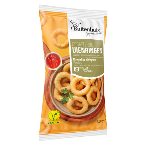 [5091] Onion Rings Gepaneerd Buitenhuis 1 kg