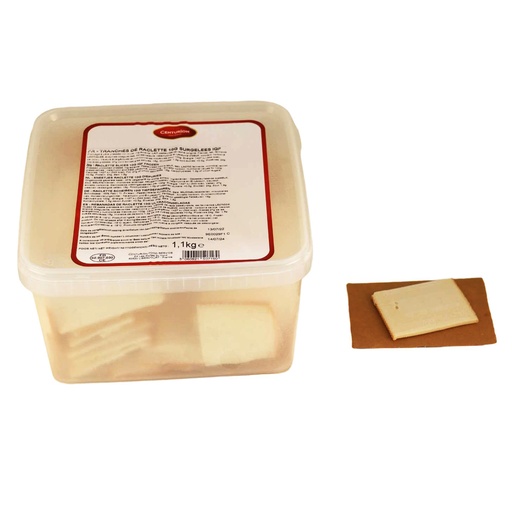 [13133] Raclette Schijf 10gr LQF Diepvries 1,1 kg