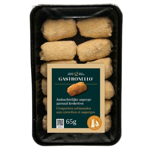 [15869] Asperge Garnaalkroket Gastronello 12 x 65 gr