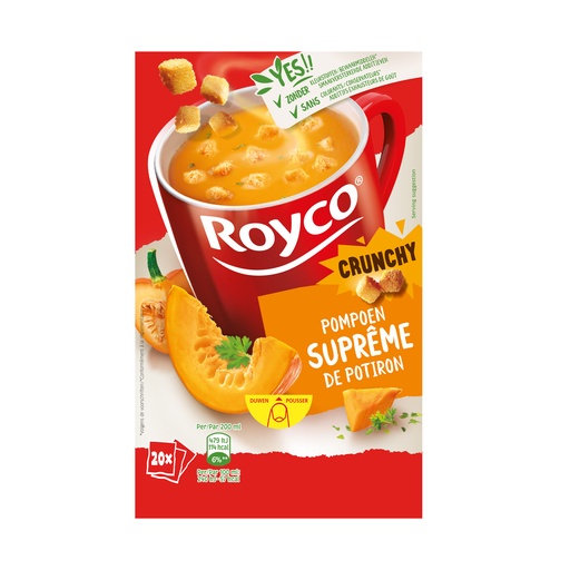 [8209] Royco Minute Soup Pompoen Supreme Crunchy 20 st
