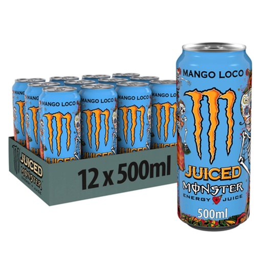 [7440] Monster Energy Juice Mango Loco 24 x 50 cl