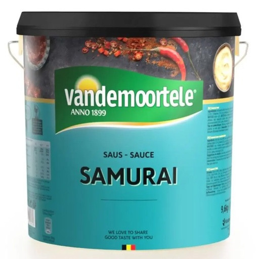 [8322] Samurai Saus Vandemoortele Emmer 10 L