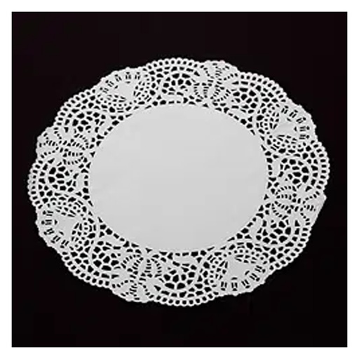[10998] Kantjes Rond 12 cm 250 st