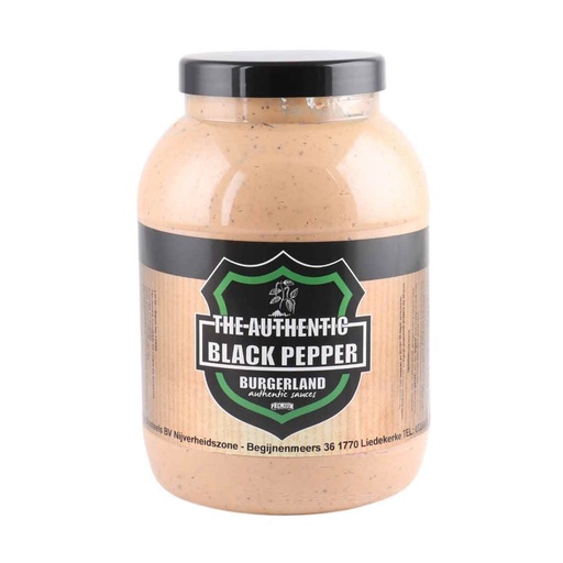 [8031] Sauce Black Pepper Burgerland Pet 3 L