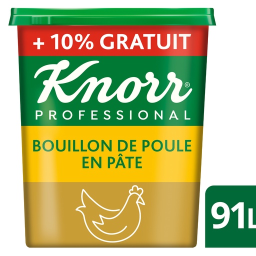 [3877] Bouillon Kip Pasta Professional Knorr Pot 1,65 kg 10% gratis