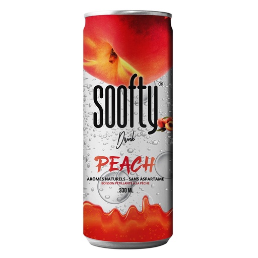 [11509] Soofty Peach Blik 24 x 33 cl