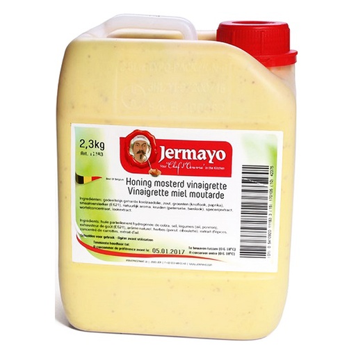 [8293] Vinaigrette Honing-Mosterd Jermayo Can 2,3 kg