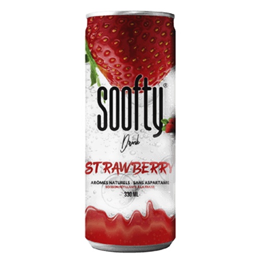 [11501] Soofty Fraise Can 24 x 33 cl