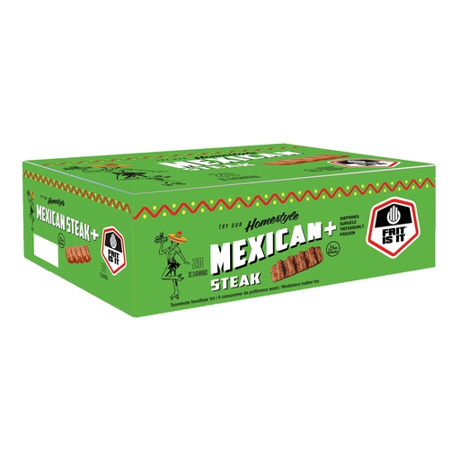 [3246] Steak Mexicain Halal + Frit is it 20 x 140 gr
