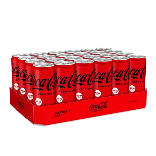 [11308] Coca Cola Zero Can 24 x 33 cl