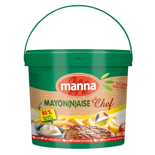 [794] Mayonaise Chef 80%  Koolzaad Manna Emmer 10 L