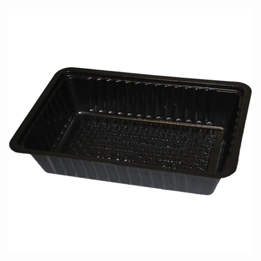 [196ZW] Plastiek Bak A 13 DW Zwart (157x113x40mm) 1000 st