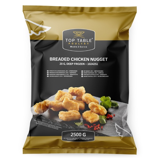 [5108] 1024251 Nuggets de Poulet Deluxe Top Table 2,5 kg