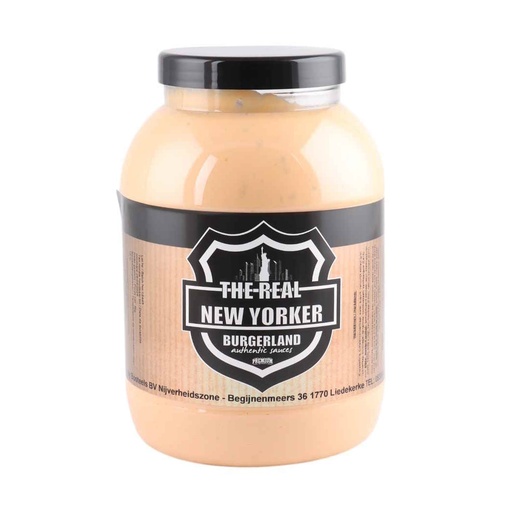 [7178] Real New Yorker Saus Burgerland Pet 3 L