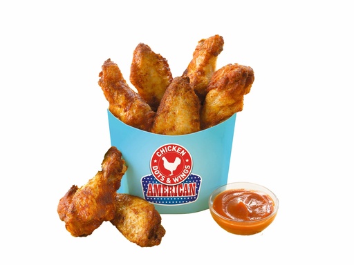 [641] Dots & Wings American Style Ovi 5 x 600 gr