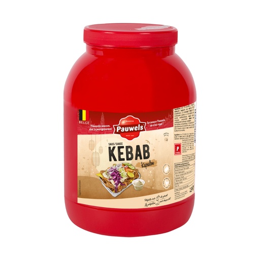 [10751] Sauce Kebab Pauwels Pet 3 L